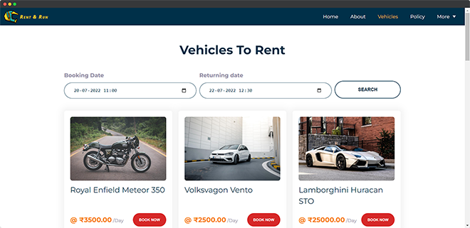 rent and run