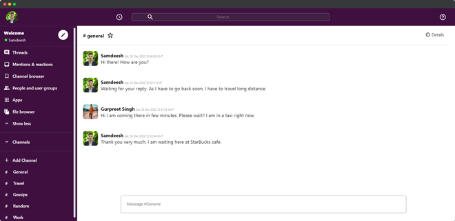 slack clone